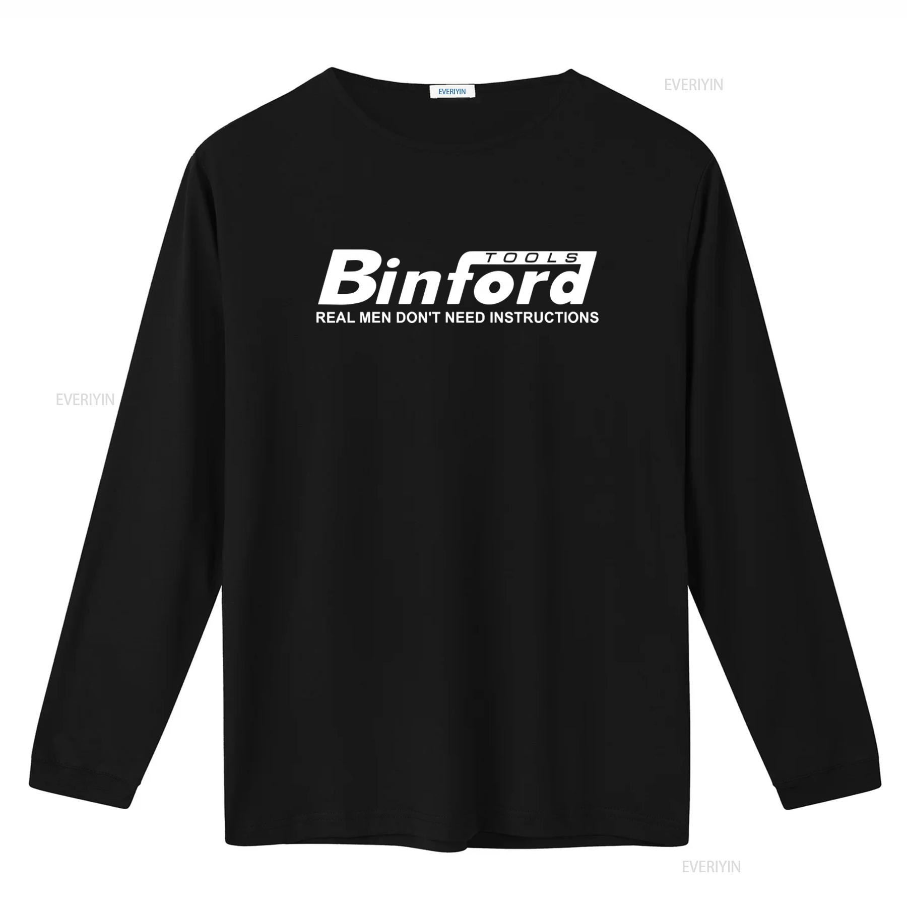 Herren Binford Tools T-Shirt Echte Männer Brauchen Keine Anleitung Aufdruck Bis 5XL Vintage Gewaschen Lässig Weiches Oberteil Für Den Alltag L gray