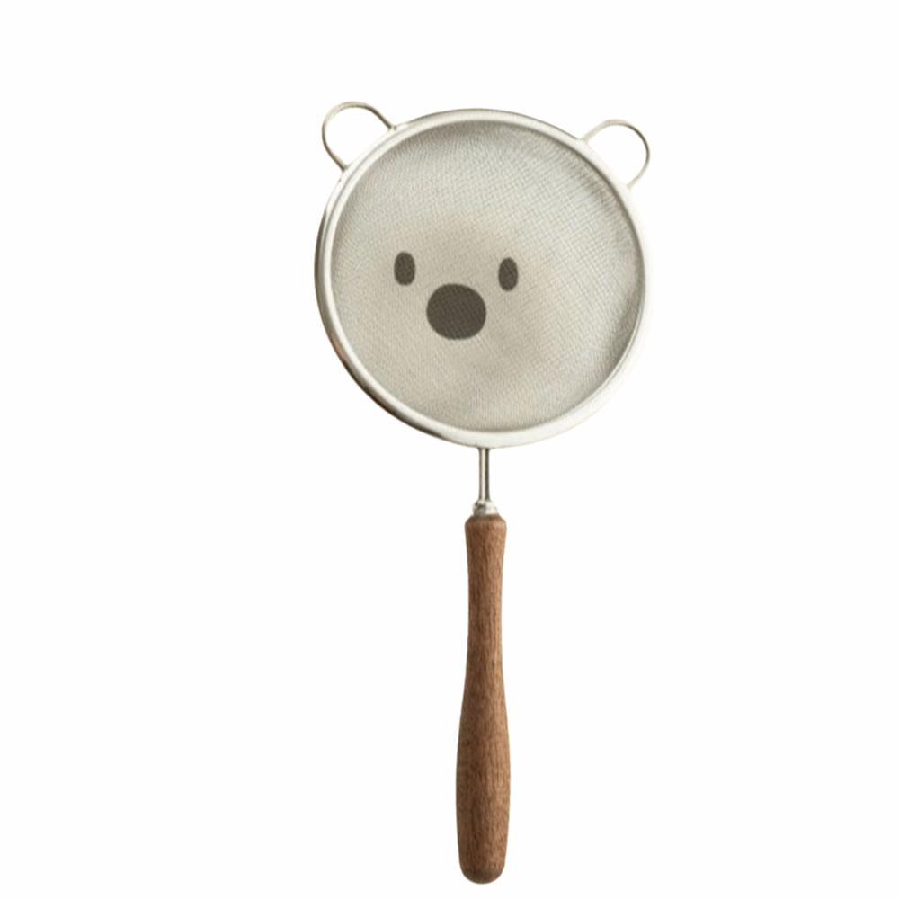 

Cartoon Pattern Colander Sieve 316 Stainless Steel Filter Mesh Oil Strainer Kitchen Baking Tools