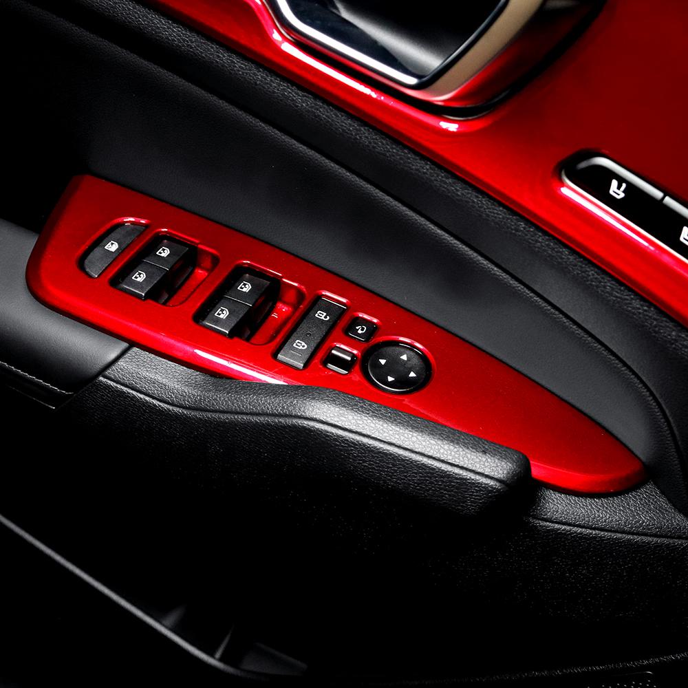 4 Stück Auto-Fensterheber-Schalterblende Türgriff-Dekorleiste für Kia Sportage NQ5 2023-2025 Innenzubehör