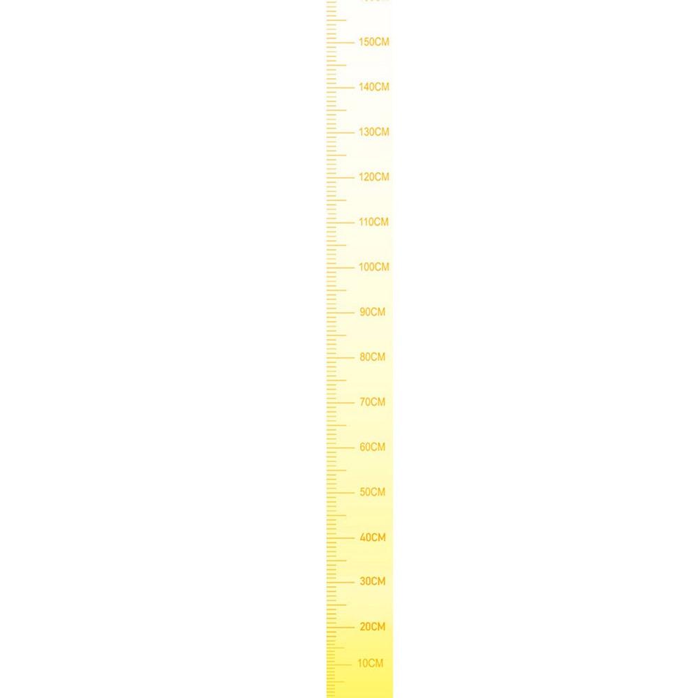 2M Height Height Measurement Sticker Waterproof Removable Height Chart Self-adhesive Wall Sticker Height Measuring Tape