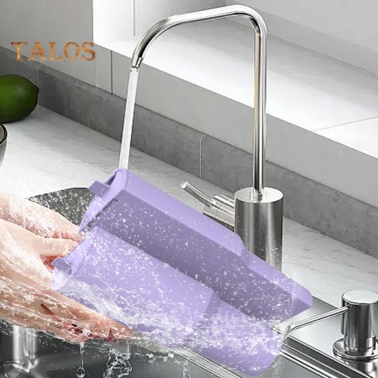 Silicone 2-in-1 Cup Liner for 40 Oz Cup Creative Drink Separator Stylish Emerald Design Food-Grade Reusable Liner for Party