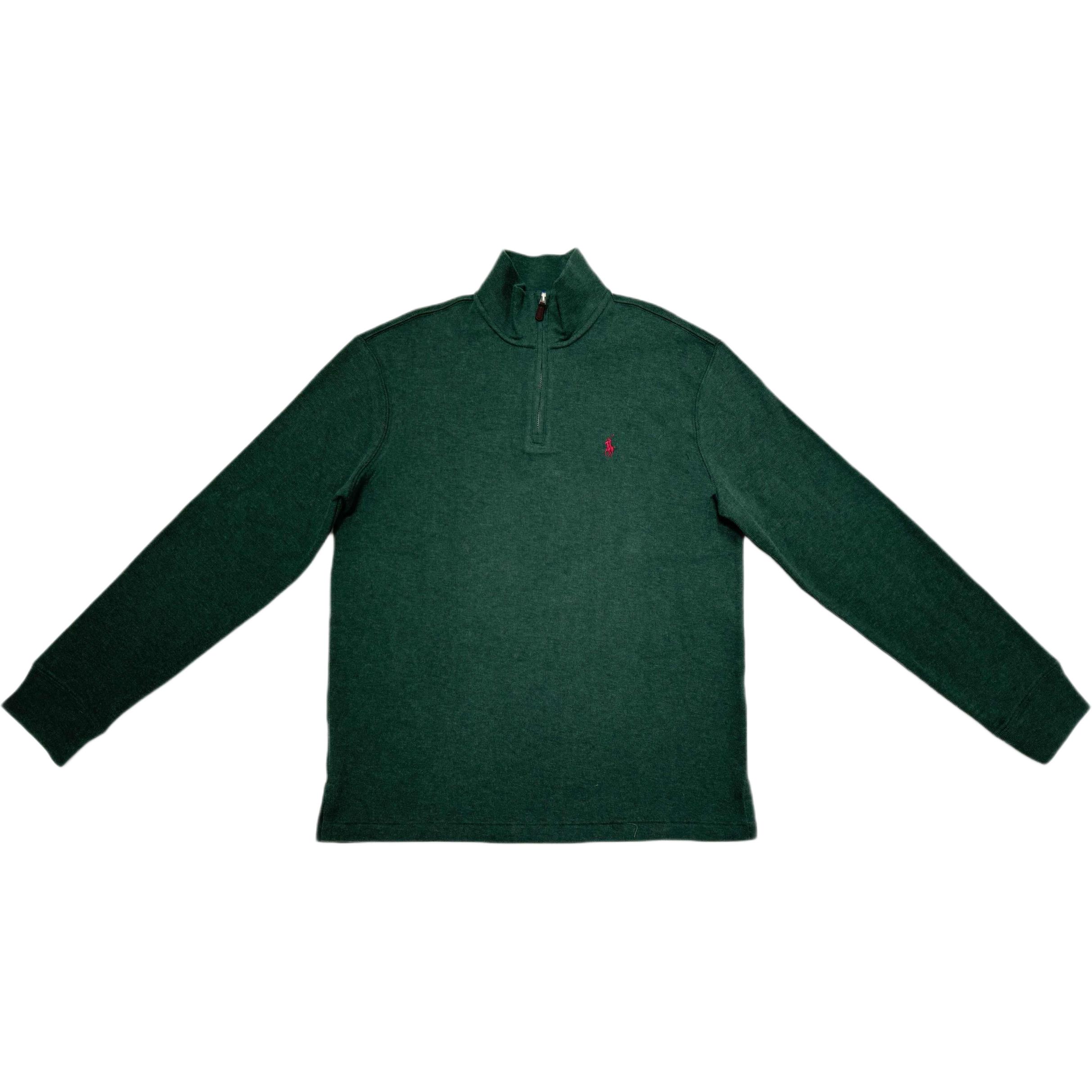 

Polo Ralph Lauren Half-Zip Cotton Long Sleeve Knit Top Men tops 710784465-024 S