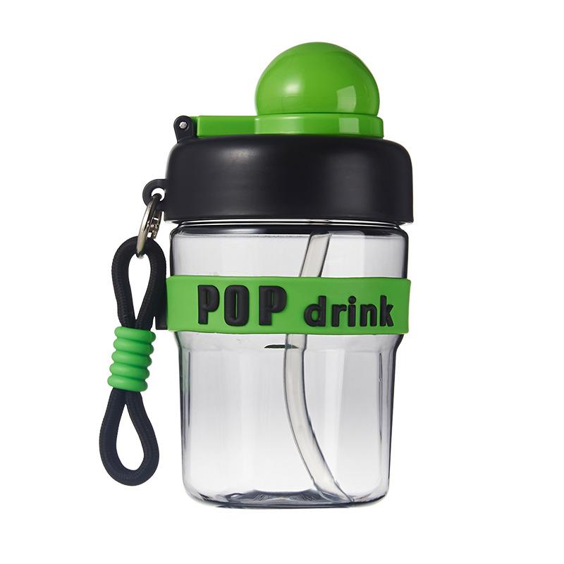 Coffee Cup, Double-drinking Cup, Cute Letter Children's Water Cup, Plastic Cup