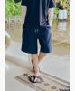 LECOQ Unisex Cotton Touch 5.5-Length Shorts - Navy Qr223Lhp42