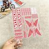 For 18 Colors Waterproof Reflective Motorbike Stickers Easy Peel Removable Decals for Motorcycle Car
