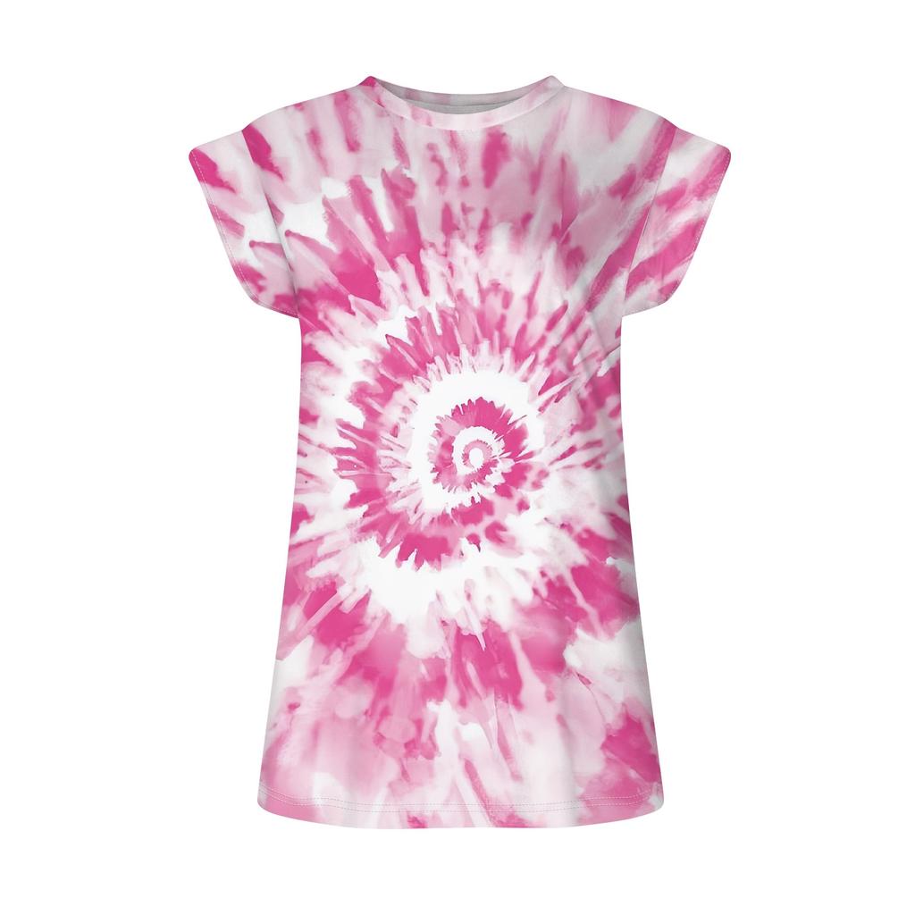 Women's Cap Sleeve Top Summer Printed Tank Top Basic T-Shirt Casual Loose