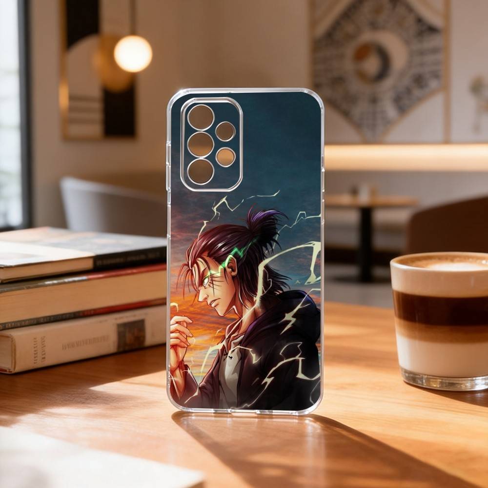 

Атака Титанов E-Эрен y-Йегер Чехол для телефона для Samsung S25,S24,S21,S22,S23,S30,Ultra,S20,Plus,Fe Прозрачный чехол Samsung S25ULTRA
