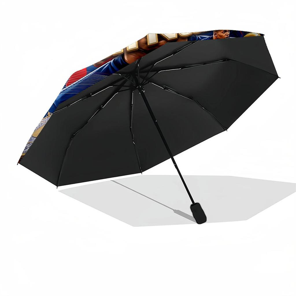 Mbappe Customized Name Umbrella Portable Automatic Umbrella Sturdy 8-Rib Shaft Sturdy Construction Travel Essential Stylish Accessory