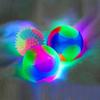 Juguete de Pelota Luminosa para Mascotas Pelota Elástica Intermitente LED para Cachorros Pelota de Color Luminoso Juguetes Interactivos Lanzar la Pelota Pelota para Perros