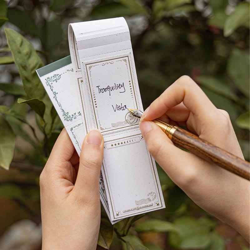 Momo Memory Freeze Series: Tearable Embossed Retro Sticky Notes and Journal Decor