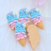 10Pcs New Kawaii Cute Ice Cream Flat back Acrylic Cabochons Scrapbooking DIY Jewelry Craft Decoration Accessorie