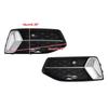 2PCS Front Bumper Grille Grill Fog Light Cover Fit A6 C8 2019-2023