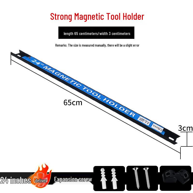 Magnetyczny Stojak do Przechowywania Narzędzi i Noży z Mocnym Chwytem