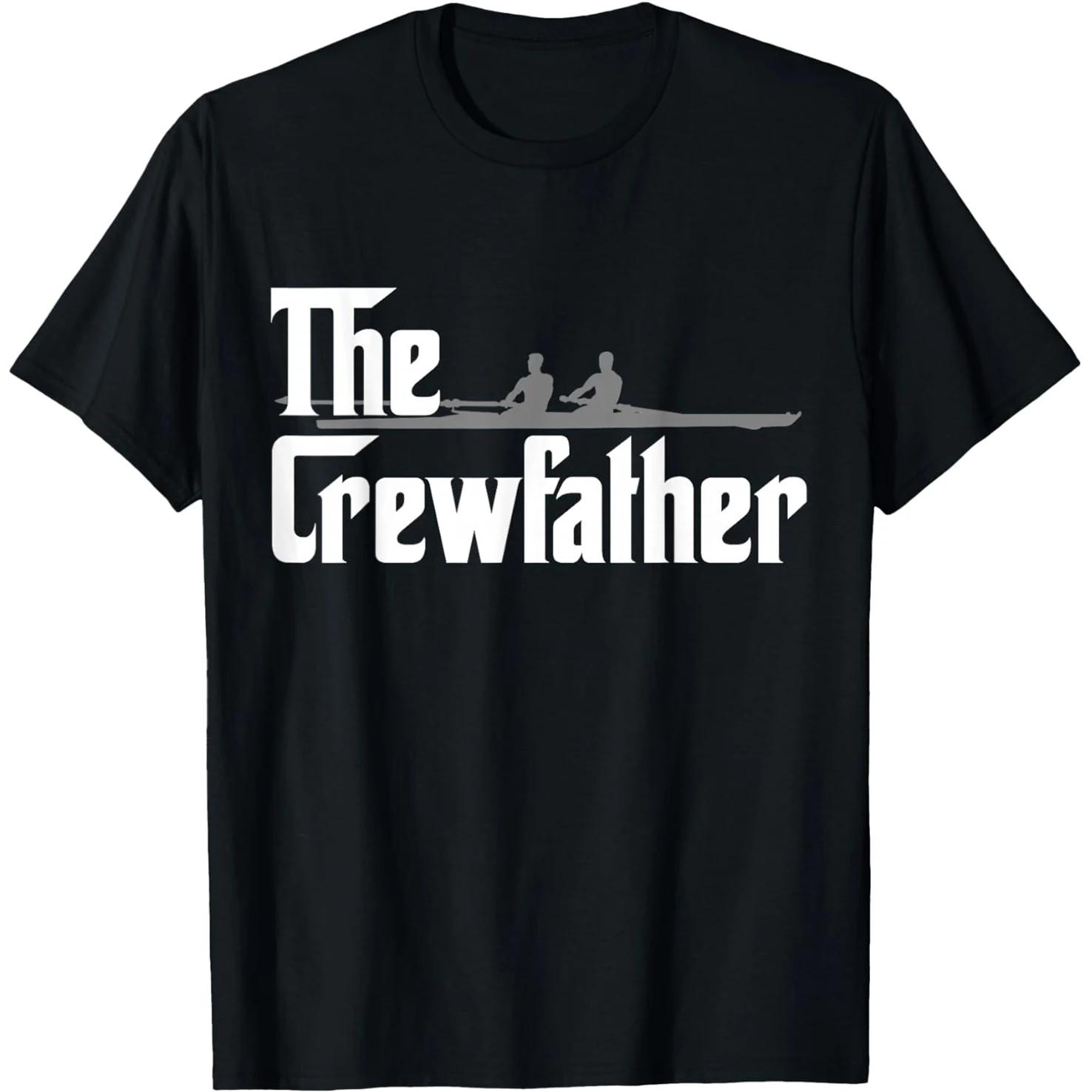 The Crewfather Rowing Graphic Tee Shirt Soft Cotton Short Sleeve Crew Neck Unisex TShirt S