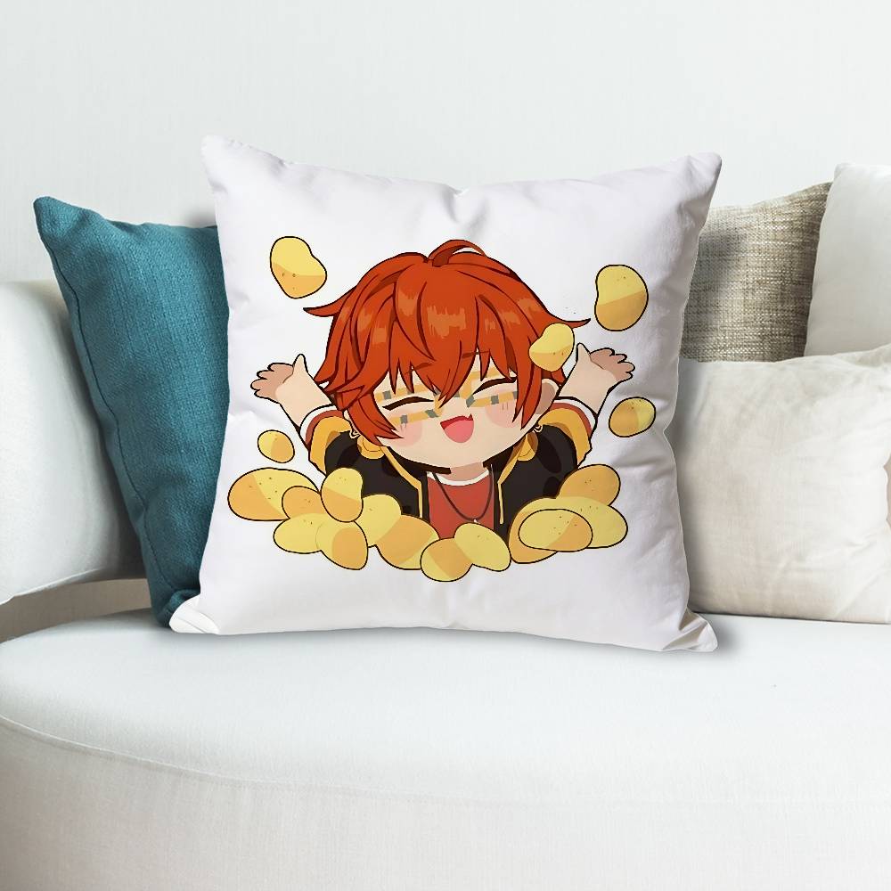 Game MMystic Messenger 707 Pillow Cases for Bedroom Living Room Sofa Home Decor Polyester Cushion Cover with Zipper