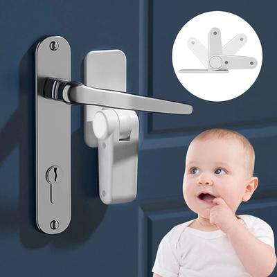 1Pc Door Lever Lock Baby Proofing Door Handle Lock Childproofing Door Knob Lock Easy To Install and Use