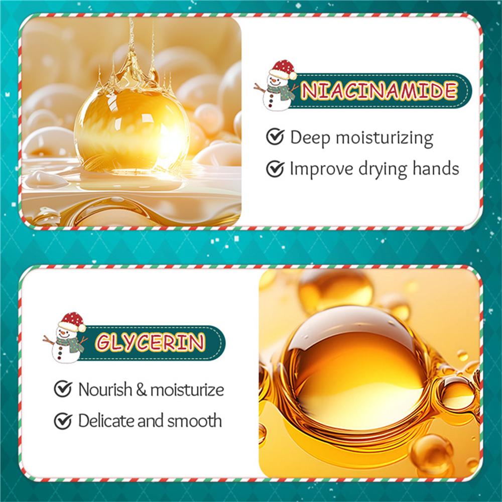 Cremă de mâini cadou de Crăciun Pachet de călătorie Hidratează Catifelează Îngrijire de nivel SPA -30g/bucată Cadou Pentru Femei&Bărbați