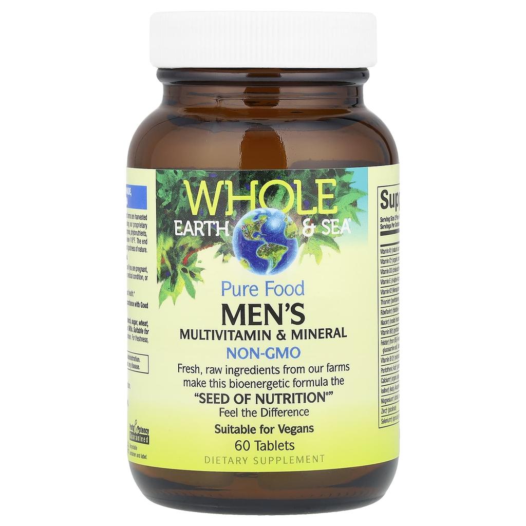 Whole Earth & Sea®, Men's Multivitamin & Mineral, 60 Tablets