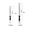 Professional 10/12 Inch Diamond Sharpener Stick Quick with Handle Whetstone Stone Double Sided Sharpening Stone Butcher Chef