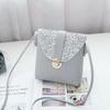 Chic Female Shoulder Bag With Sparkling Sequins And Stylish Compact Design