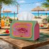 1pc Nordic Sardines Label Vintage Tissue Box, Vintage Seafood Tin, High Quality, Lightweight, Durable, Foldable Storage, Ideal for Living Room And Din