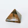 Mina Heal Healing Crystal Pyramid, Natural Tiger Eye Chakra Healing Stone, 1.5 inches