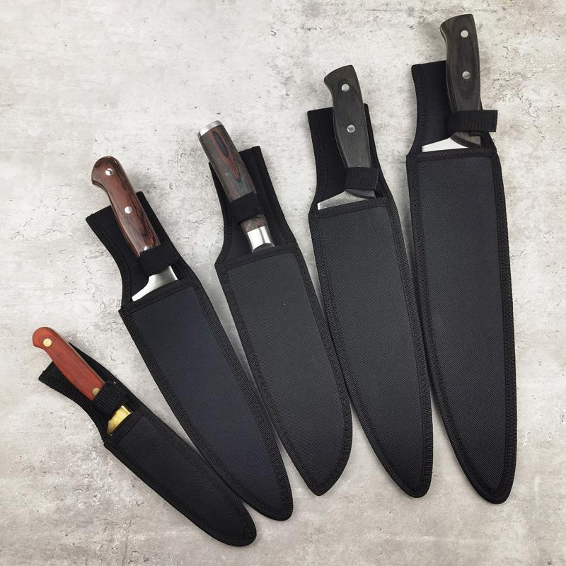 Chef Knife Sheath Waterproof Durable Oxford Thick Sheath Chef's Scabbard Chopper Cleaver Butcher Blade Guard Case Storage Bag
