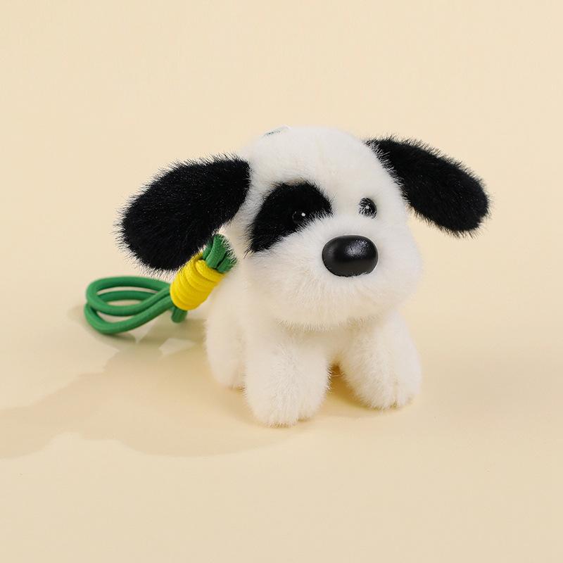 Big-Eared Dog Plush Doll Keychain Student Schoolbag Backpack Pendant Boutique Store Little Doll