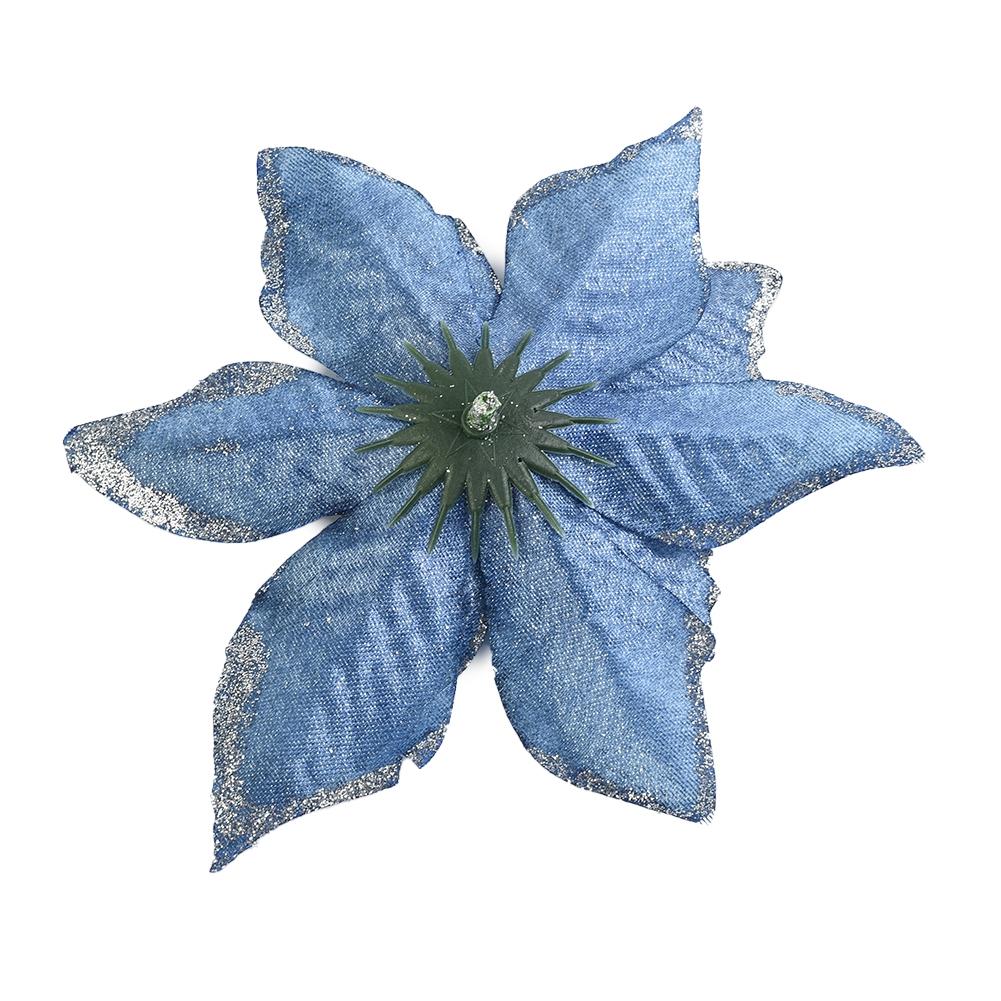 Shiny Artificial Poinsettia Flowers 524PCS for Christmas Decoration