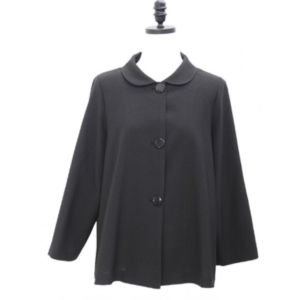 Shiz Madam J31820 Flare Jacket Round Collar