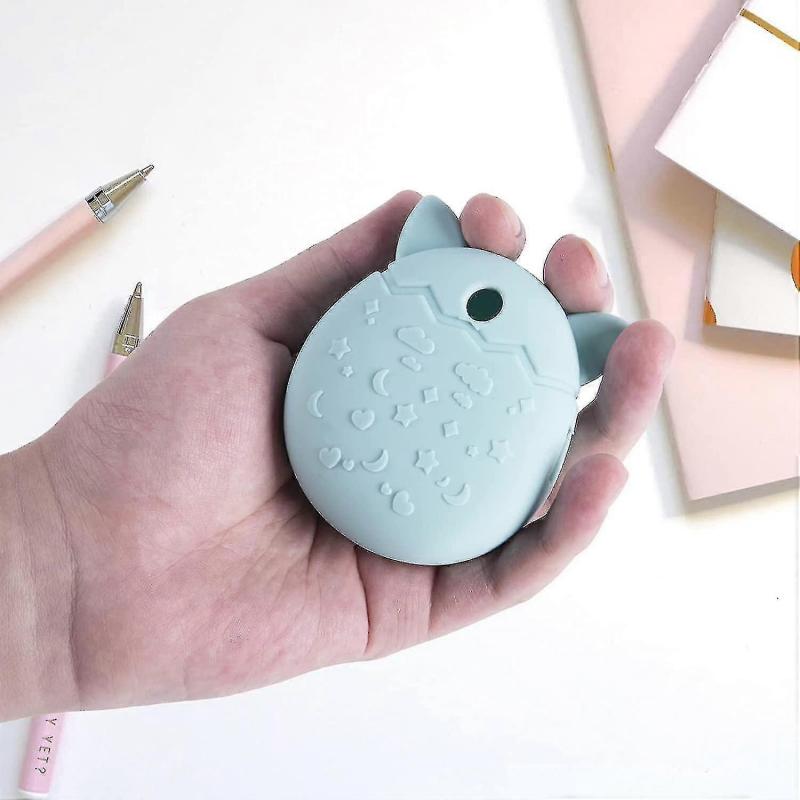 Silicone Case Compatible Tamagotchi Pix Virtual Pet Game Machine, Protective Cover For Tamagotchi Pix With Strap(light Blue,2pcs)