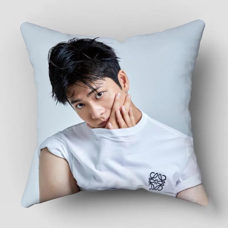 Kang Tae Oh Kpop Band Pillow Case Satin Fabric Pillowcase Decorative Pillow Cover Wedding Decorative 0421