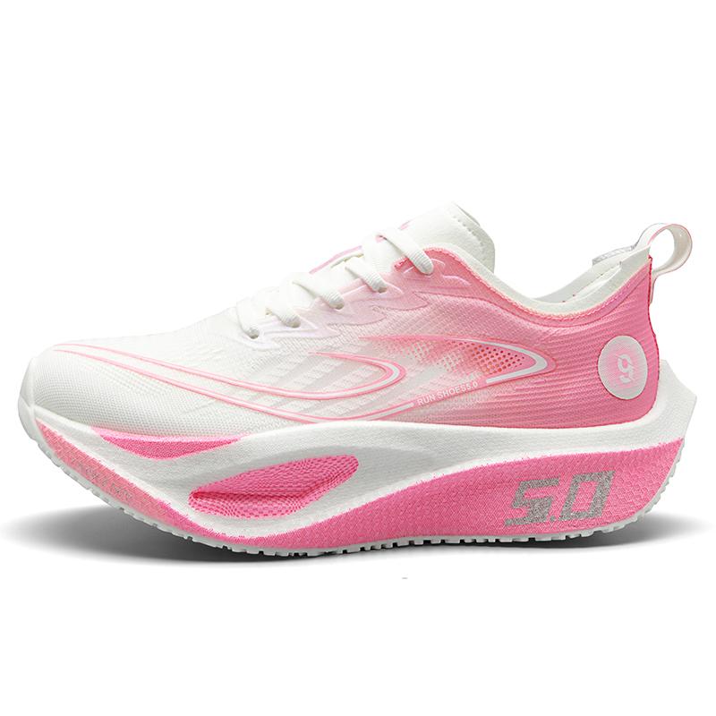 Unisex Full Carbon Plate Running Shoes Professional Marathon Racing Lightweight Bounce Cushion Breathable Sports Sneakers