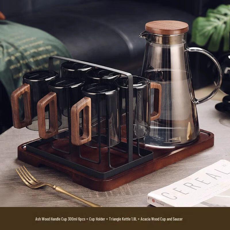 TXRMDX Heat-Resistant Transparent Glass Cup