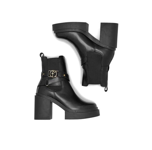 Черные ботильоны Eva Minge HONDA-01