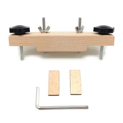 Gitarrenbrückenklemme Luthier Werkzeuge Mit Holzblock Schraubenschlüssel Gitarrenklemme Reparatur