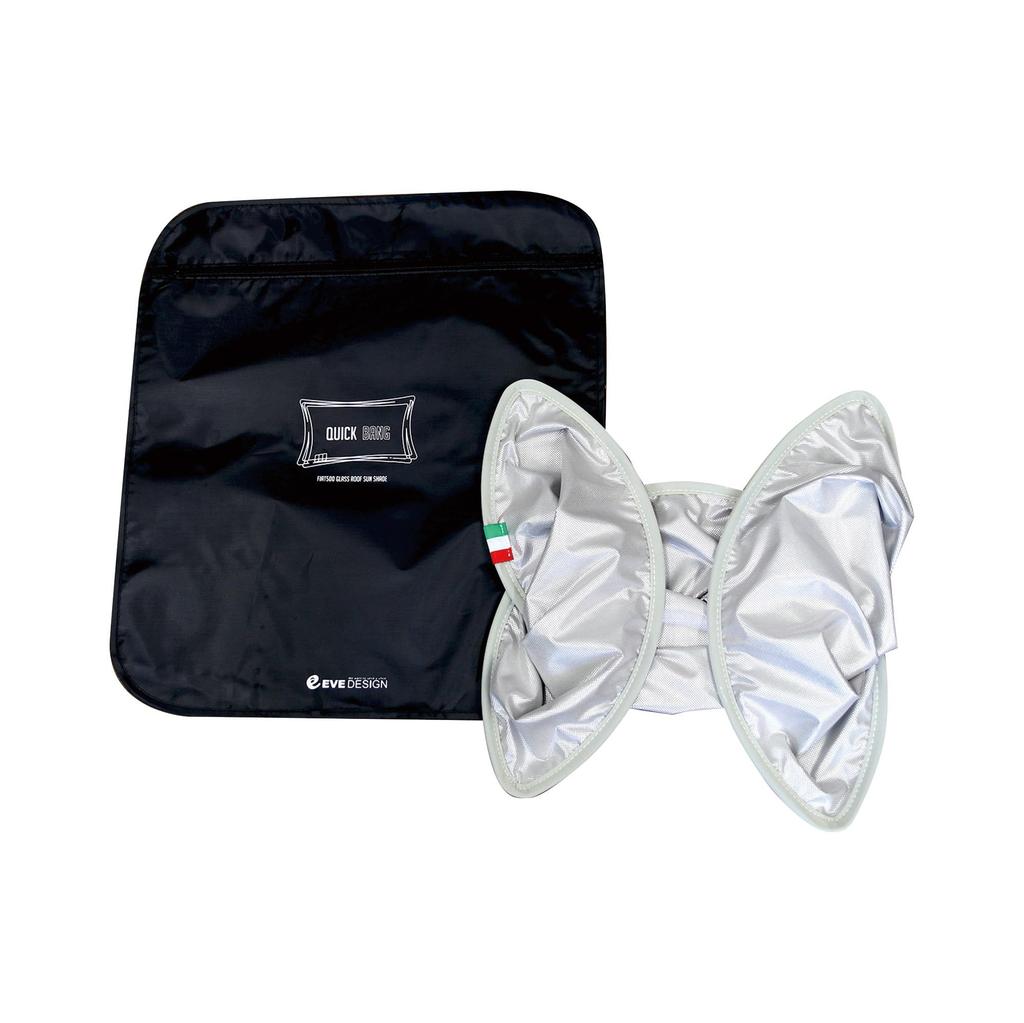 Design Original Van Sunshade for Fiat 500 500e Abarth 500e Fixed Glass Roofs [Eve Product] "Quick 3" & / (Part Number GSF3)