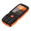 Stor Knapp Telefon 2.6in HD Skjerm 0.13MP Dobbelt SIM Dobbelt Standby 2G Mobiltelefon med Sideknapp Lommelykt Oransje