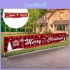 Festive Christmas Letter Banner Decorative Fabrics For Holiday Party Atmosphere