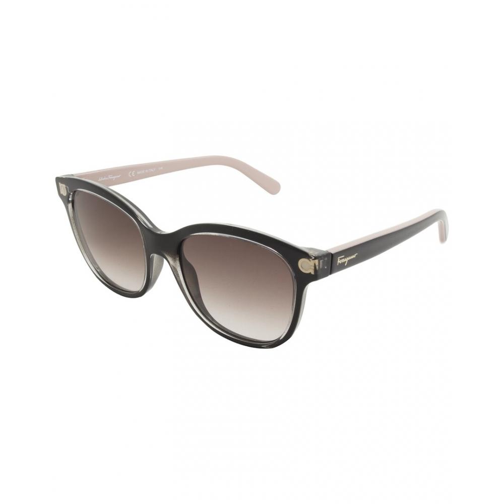 

Salvatore Ferragamo Женские солнцезащитные очки SF834S 55 мм кристально-черные