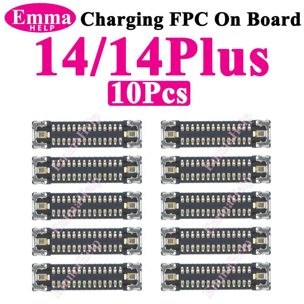 10 ks Originální FPC konektor nabíjecího doku pro iPhone 13 11 16 Pro Max 14 15 Plus 12 Mini XS Max na základní desce USB port pro nabíjení