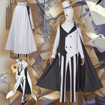 Bungo Toulaví psi sezóna 4 Nikolai Gogol Cosplay Kostým Plášť Anime Jednotné Halloweenské oblečení