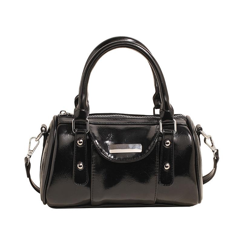 2026  Elegant Retro Niche High-End Oil Wax Leather Handbag For Women Luxury Versatile Trendy Cross Body Handbags