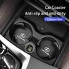 CKU5 2Pcs Car Accessories Water Coaster Console Mug Drink Anti-Slip Mat For Lexus CT200h ES250 ES300h IS250 IS200 GS300 GS460 GX470