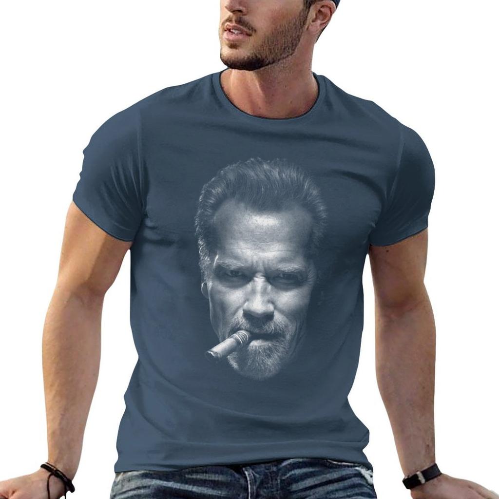 Arnold cigar schwarzenegger T-shirt Unisex t-shirt anime magliette divertenti Unisex Unisex t-shirt T-shirt grafica