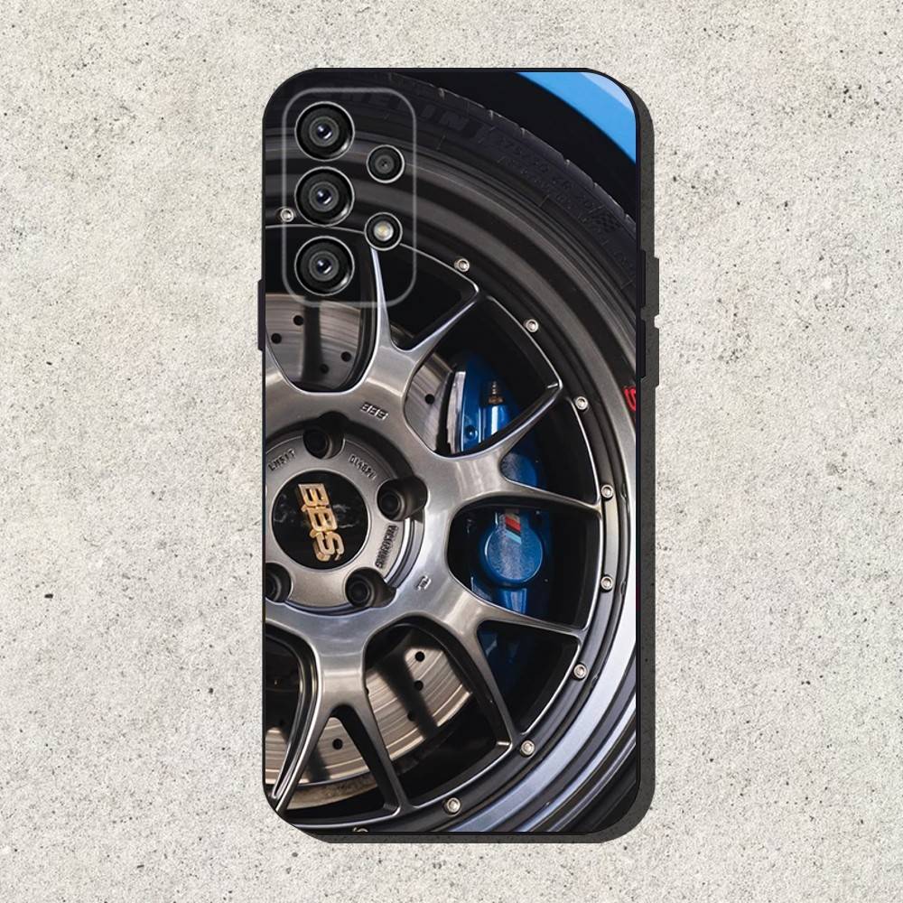 

B-BBS Car Rim Wheel Phone Case For Samsung S25,S24,S21,S22,S23,S30,Ultra,S20,Plus,Fe,Lite,Note,10,9,5G Black Cover Samsung S30Ultra5G