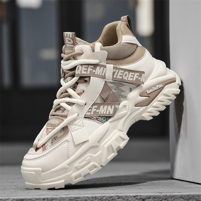 Autumn New Personalized Design Sneakers Teen Height-increasing Dad Shoes