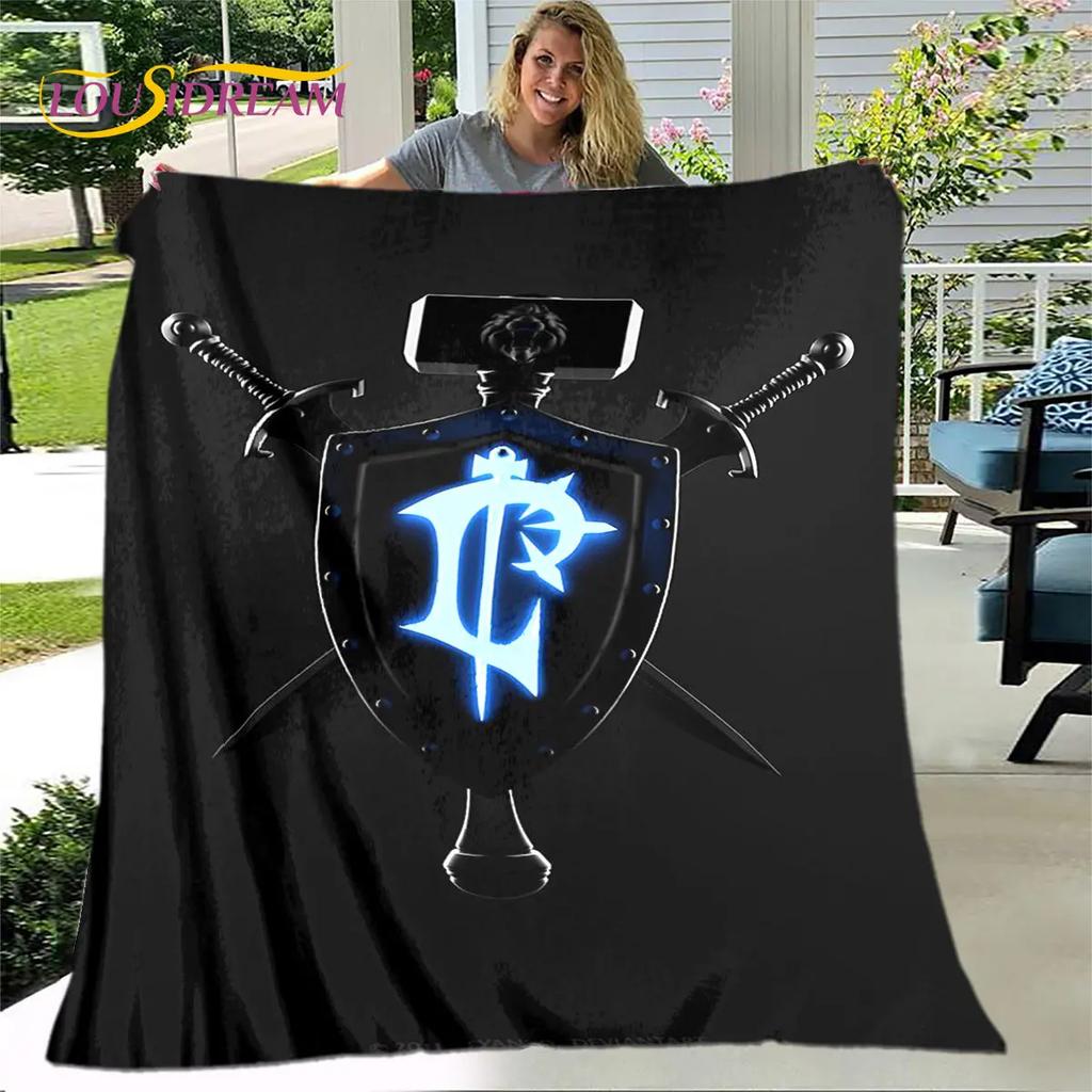 World of Warcraft, WOW Game Gamer Soft Plush Blanket,Flannel Blanket Throw Blanket for Living Room Bedroom Bed Sofa Picnic Cover