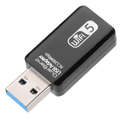 Dual Band USB Adapter WIFI5 AC1200Mbps 2.4GHz 5.8GHz Wireless Network Card USB3.0 Interface