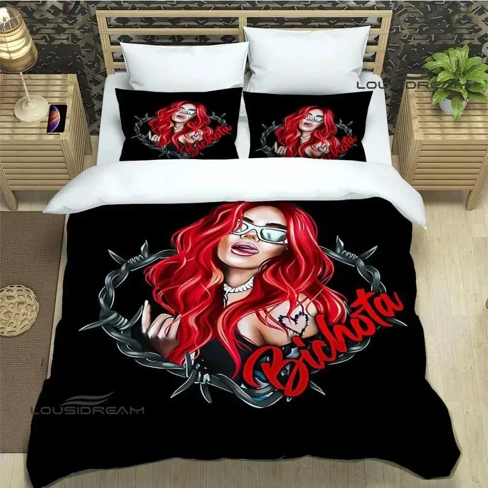 3D Print Karol G Fashion 3D Duvet Cover Bedding Set Comforter Linen Pillowcases Home Decor Single Double Twin King Queen